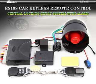 ES188 Car Keyless Entry System Remote Central Locking + Alarm  