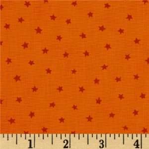  Moda Happy Howlo ween Stars Orange Fabric By The Yard 