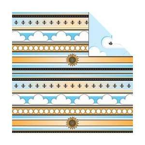  Nikki Sivils Willow Bee Double Sided Paper 12X12 Bee 