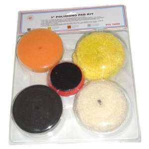   Mini Buffing Pad Kit   4 Pads, Backing Plate, and 1/4 Drill Adaptor