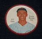 1962 Salada Coin 177 Ernie Banks Variation NICE SHAPE  