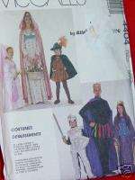 PATTERN COSTUMES Sz. LARGE All Robin Hood Characters  