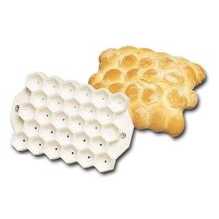 Dough Bread Stamp in Hexagon Size L 5 1/2 x W 4