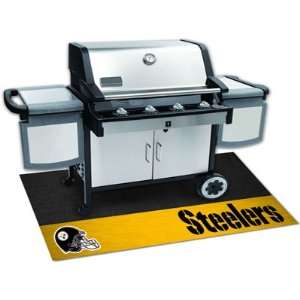  Pittsburgh Steelers BBQ Grill Mat Patio, Lawn & Garden