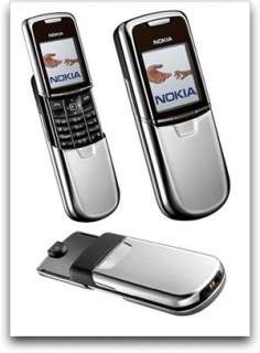 Nokia 8801 Unlocked Cell Phone with Camera, Bluetooth Music, Media 
