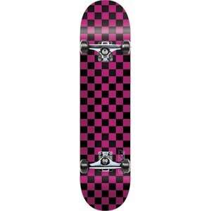   Black / Hot Pink Complete Skateboard   7.5 x 31