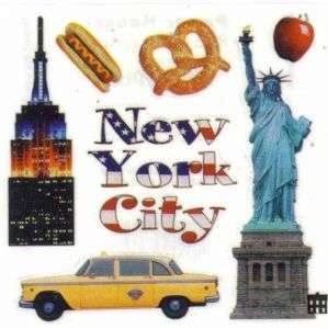 NEW YORK CITY Scrapbook Stickers  