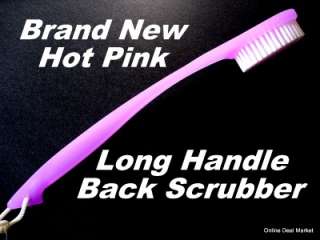 LOT OF 3 Back Scrubber BATH BRUSH Shower Pink / Purple  