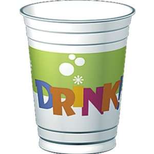  Eat, Drink and Party 14 oz. Plastic Cups (8 count) Toys 