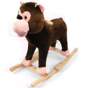  Quality HAPPY TRAILST Plush Monkey Rocking Animal 