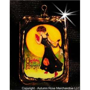  Handcrafted Polymer Clay Halloween Pendant Arts, Crafts 