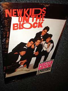 New Kids on the Block 9 Poster Book Concert BRAND NEW   nkotb 1989 Big 