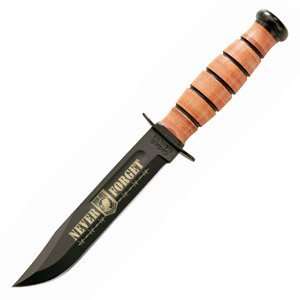 Kabar US Army Knife POW MIA Commerative with Leather Sheath  