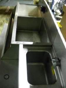 PERLICK BAR SINK w/ICE CHEST 67 X 24 X 38 2 COMPART  