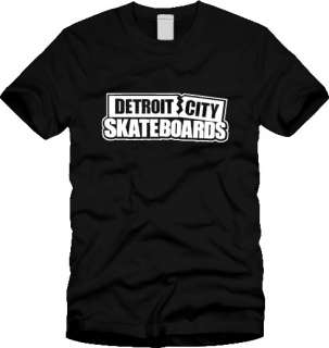 DETROIT CITY SKATEBOARDS TEE SHIRT IN ALL SIZES AND COLORS NEW  