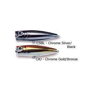 Hydro Popper 2 5/8, 7/8 oz   Chrome Gold / Bronze  Sports 