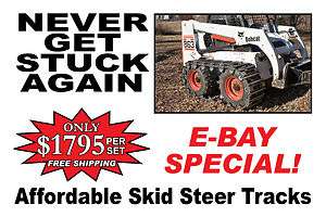 New Holland Skid Steer Tracks (over the tire) with  