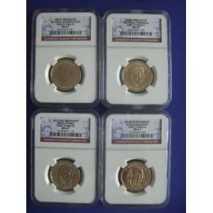   Presidential Set NGC MS 67 Four Dollar Coins 