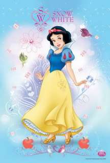 Snow White Princess Walt Disney Poster & Seven Dwarfs  