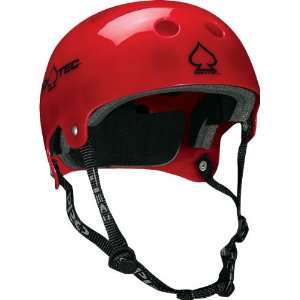 Protec Lasek Trans Red Large Helmet Skate Helmets  Sports 