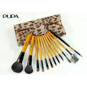  PUPA 12 Pcs Silver/Fashionable Leopard Grain Senior Makeup 