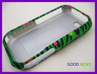 for Sprint Nextel Motorola Titanium i1x Green Peace Zebra Hard Case 