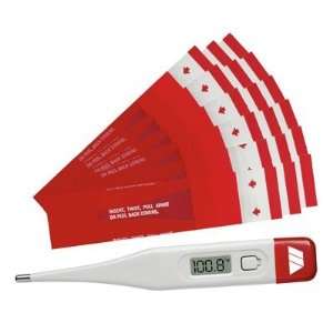   Scale Thermometer w/ 20 Probe Covers, Rectal