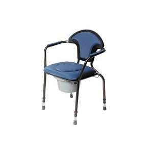   Adjustable Height Deluxe Commode Chair
