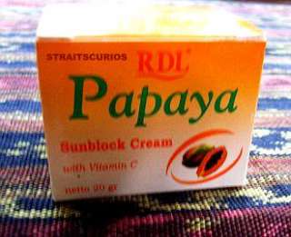 DL Papaya Sunblock Cream with Vitamin C is formulated to protect 