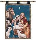 Nativity Christian Tapestry Wall Hanging