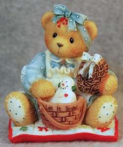 CHERISHED TEDDIES SUZANNE HOME SWEET COUNTRY HOME GIRL ON QUILT w 
