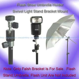Umbrella Holder Ballhead Swivel Flash Stand Bracket  