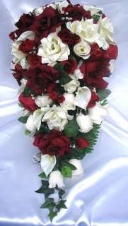 matching bridal bouquet packages altar and head table centerpieces 