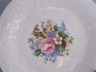 Tabletops Ultd Victorian Rose Embossed Dinner Plates  2  