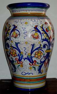 Deruta pottery RICCO DERUTA FLOOR VASE UMBRELLA STAND  