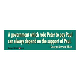   Which Robs Peter To Pay Paul   Refrigerator Magnets 7x2 in Automotive