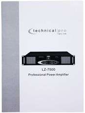 NEW TECHNICAL PRO LZ 7500 WATT DJ POWER AMPLIFIER AMP  