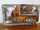 THE CORPS COMMAND RECON VEHICLES PLAYSET WITH 4 MAN ACTION SQUAD   NEW 