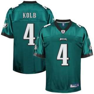 Youth sized NFL Philadelphia Eagles #4 Kevin Kolb Throwback Football 