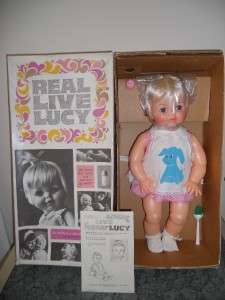 Vintage 1966 Real Live Lucy Doll Ideal 20 Mint in Box  