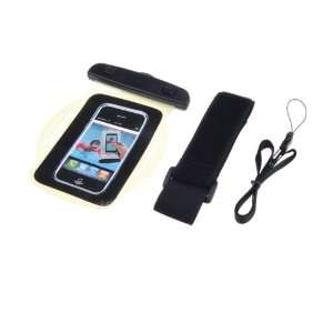  Yellow Waterproof Bag With Armband For iPhone 3G 3GS 4G 