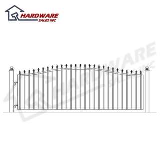 Mighty Mule G1512 KIT St. Augustine 12 Ft Single Driveway Gate  