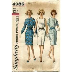  Simplicity 4985 Sewing Pattern Misses One Piece Step In 