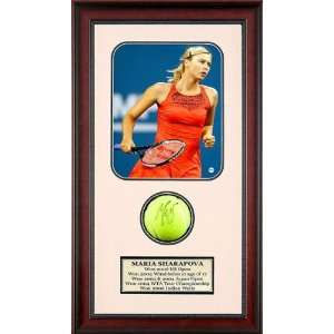  Maria Sharapova Autographed Tennis Ball Shadowbox Sports 