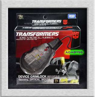 Transformers G1 Device Label Grimlock Optical mouse USA  