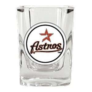 Houston Astros Square Shot Glass   2 oz.  Sports 