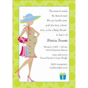  Pregnant Paisley Invitations