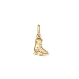  18 KT Yellow Gold ice skate Jewelry