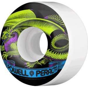 Powell Oval Dragon Blacklight 53mm Skateboard Wheels (Set Of 4 