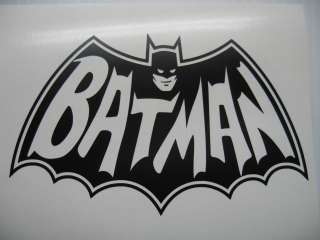 Black Matte Batman TV Series Vinyl Decal  